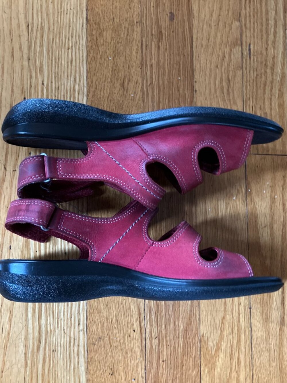 Red ECCO Sandals - Picture 3 of 5